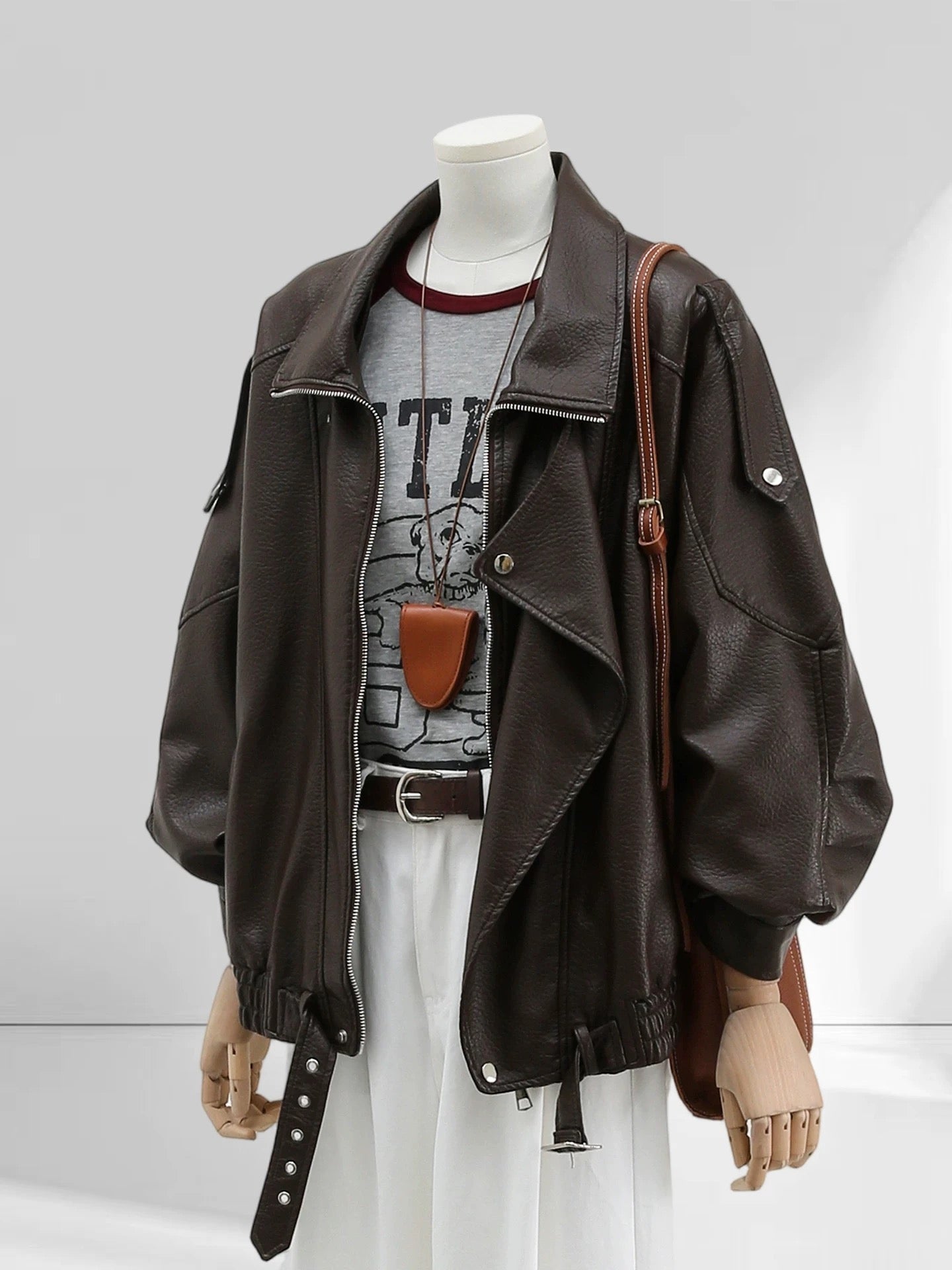 H2326 Leather Jacket