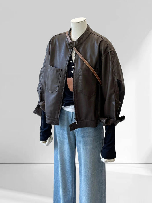 H2393 Leather Jacket