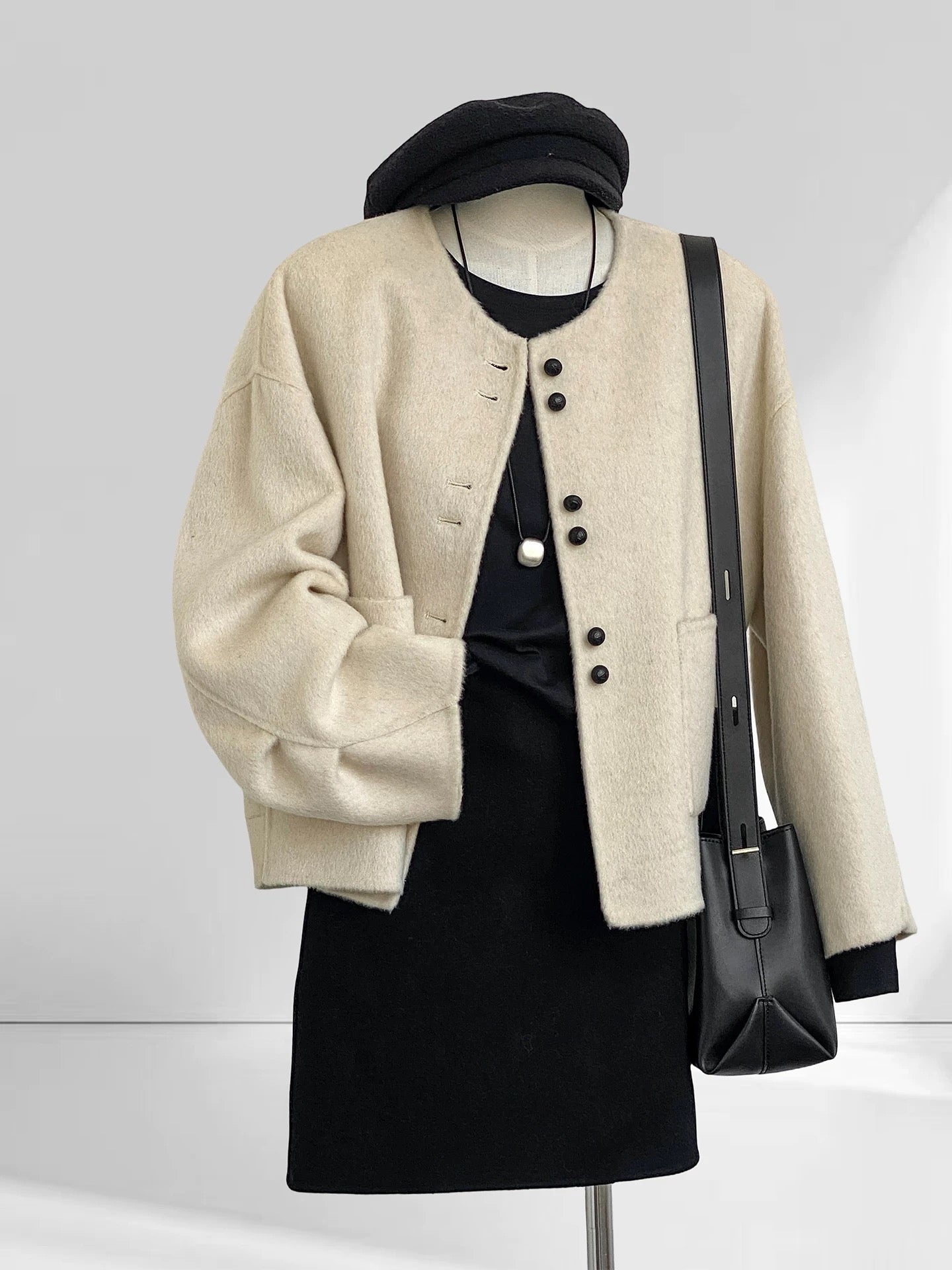 H2787 Wool Short Jacket