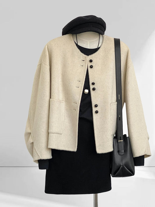 H2787 Wool Short Jacket