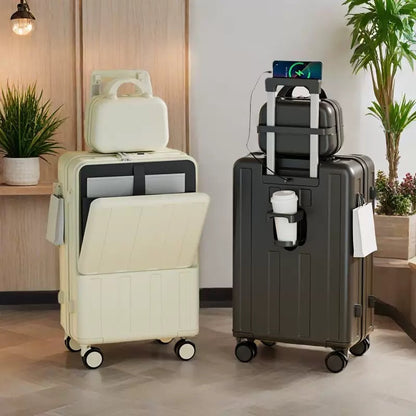 H6021 Aluminum frame Trolley Case