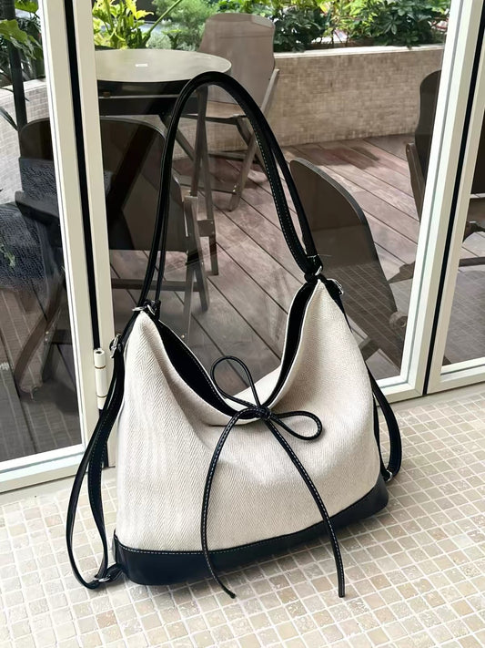 H6074 Women's Casual Canvas Bag