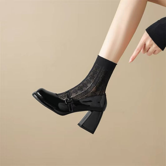 H6078 Women's calfskin shoes