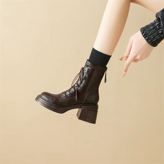 H6090 Women's calfskin shoes