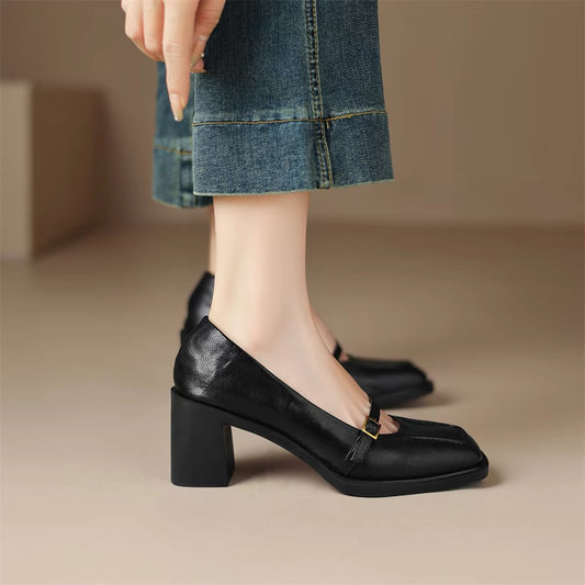 H6105 Women's calfskin shoes