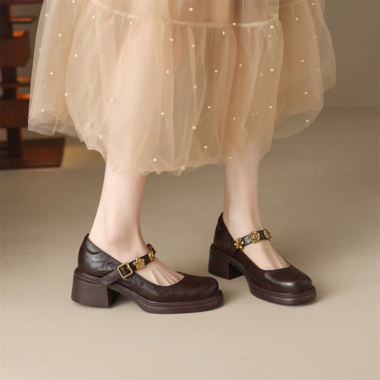 H6106 Women's calfskin shoes