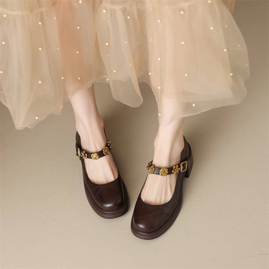H6106 Women's calfskin shoes