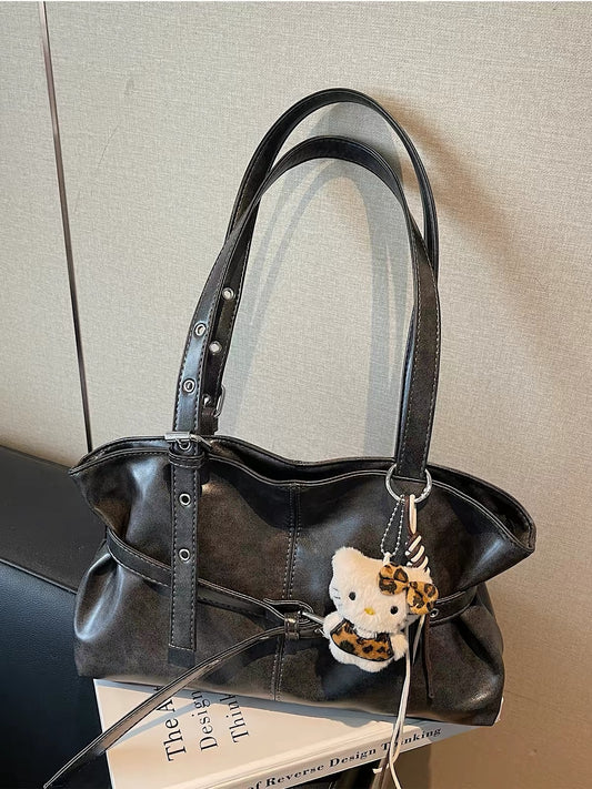 H6147 Women's leather handbag