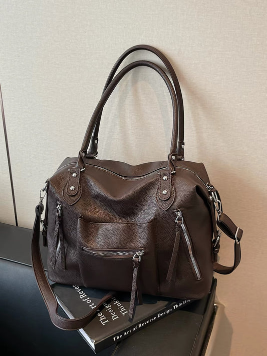 H6149 Custom leather crossbody bag