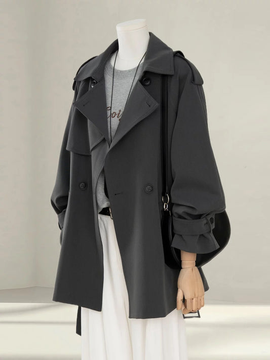 H1372 British Style Women's Coat