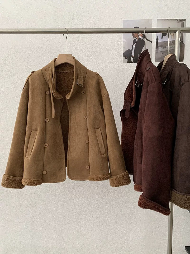 H1281 Plush Jacket for Women