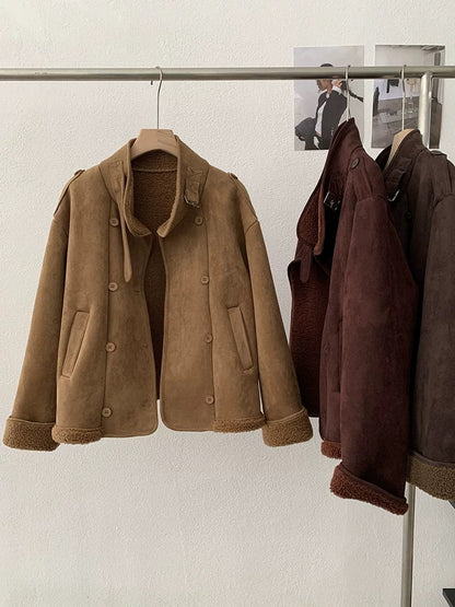 H1281 Plush Jacket for Women