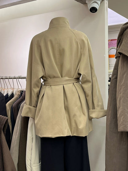 H1307 Women's Waist-cinching Coat