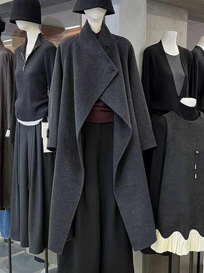 H1308 Long Cashmere Coat