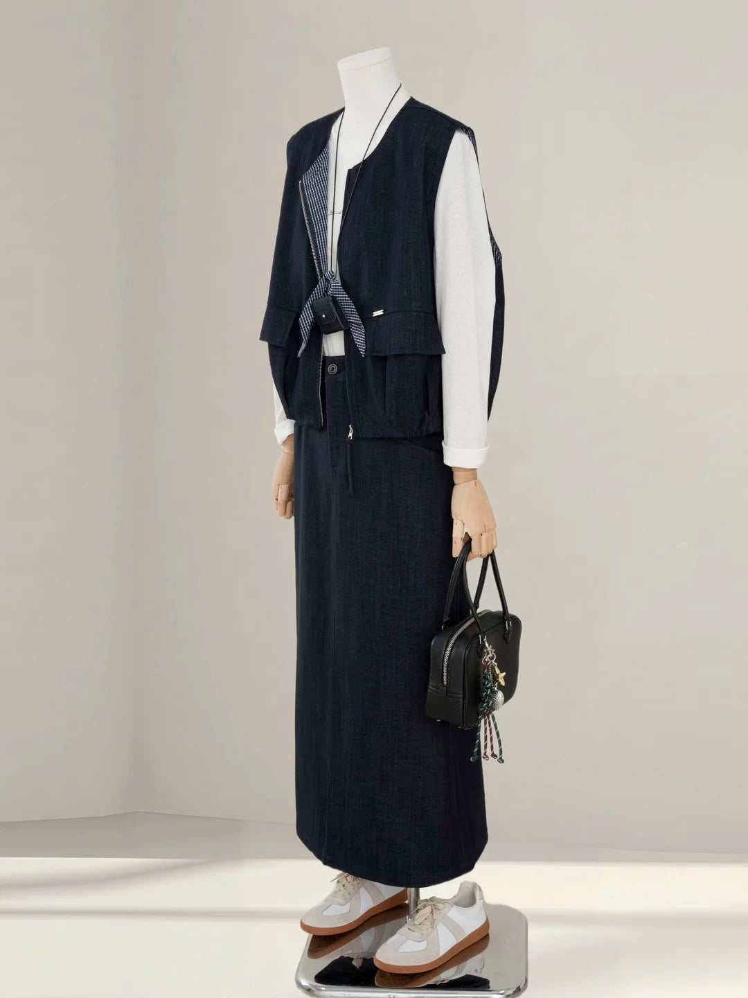 H1378 Women's Denim Suit