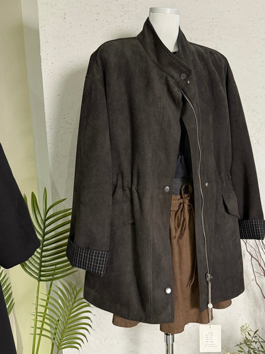 H1346 Suede Women's Jacket