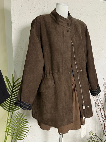 H1346 Suede Women's Jacket