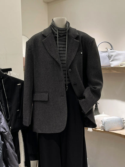 H1318 Plush Suit Jacket