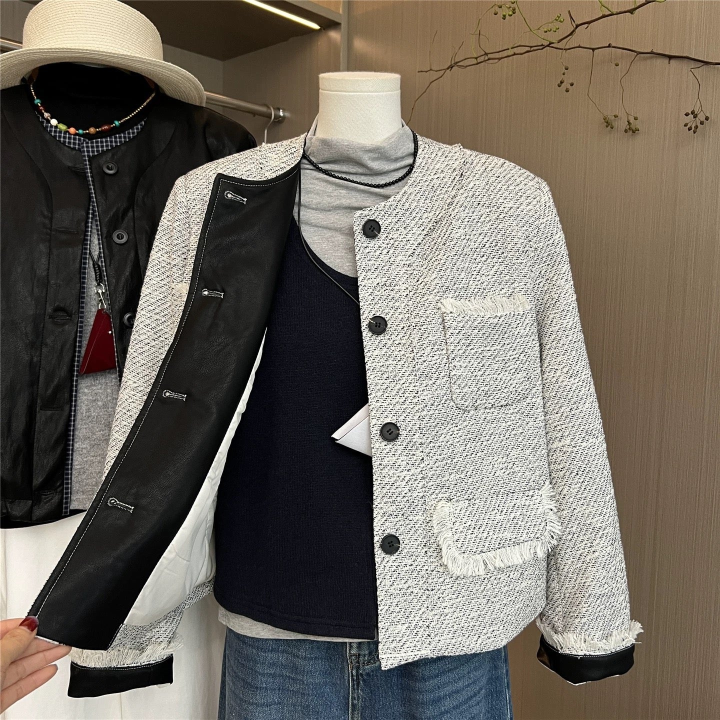 H1256 Chanel-style women's jacket