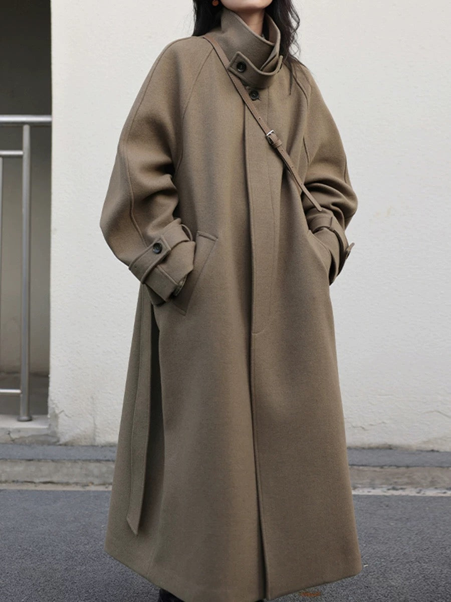 H1092 Thickened mid-length windbreaker