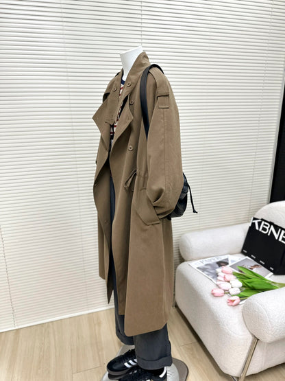 H1388 Long Women's Trench Coat