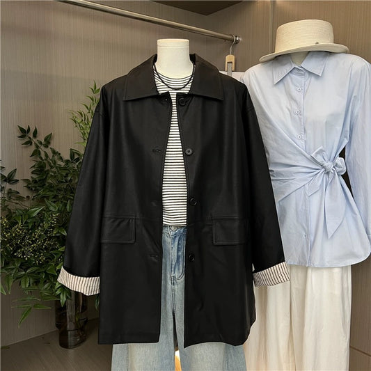 H1236 Women's Leather Jacket