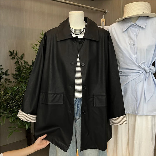 H1236 Women's Leather Jacket