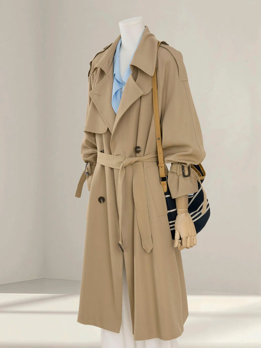 H1400 Long Trench Coat