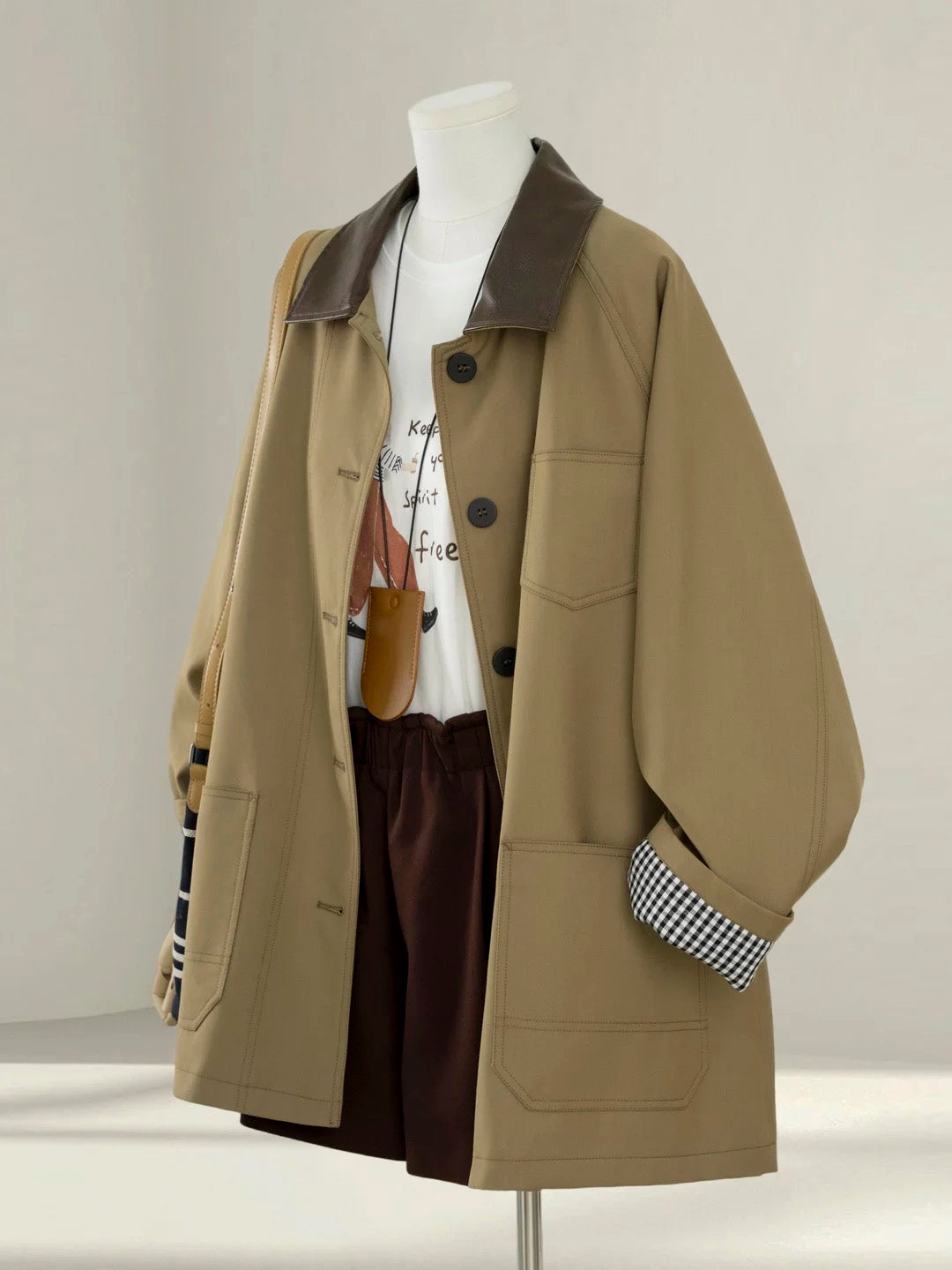 H1409 Mid-length Casual Jacket